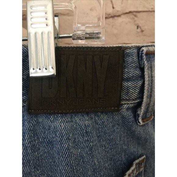 Vintage DKNY 90s Denim Carpenter Jeans 36 x 34 (34 x 33) Medium Wash 100% Cotton - Picture 7 of 11